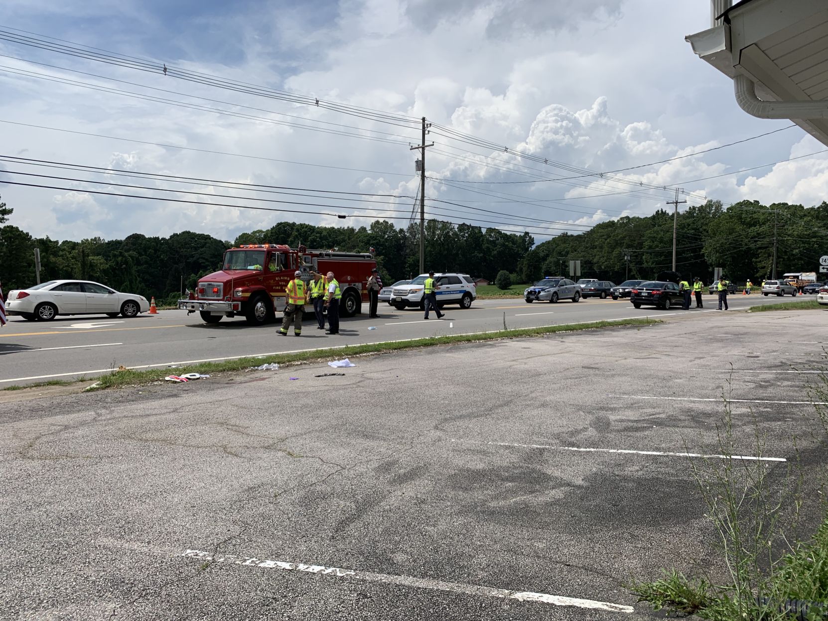 Blairs crash